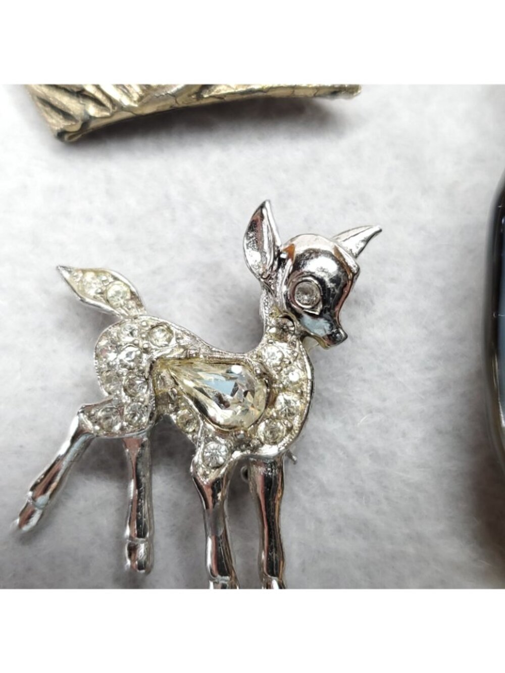 Animal Brooch Lot Figural Ultra Craft Cat Horse Monet Lion Zebra Deer Lot of 8 - Picture 8 of 10
